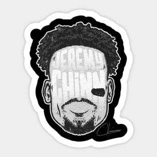 Jeremy Chinn Carolina Player Silhouette Sticker